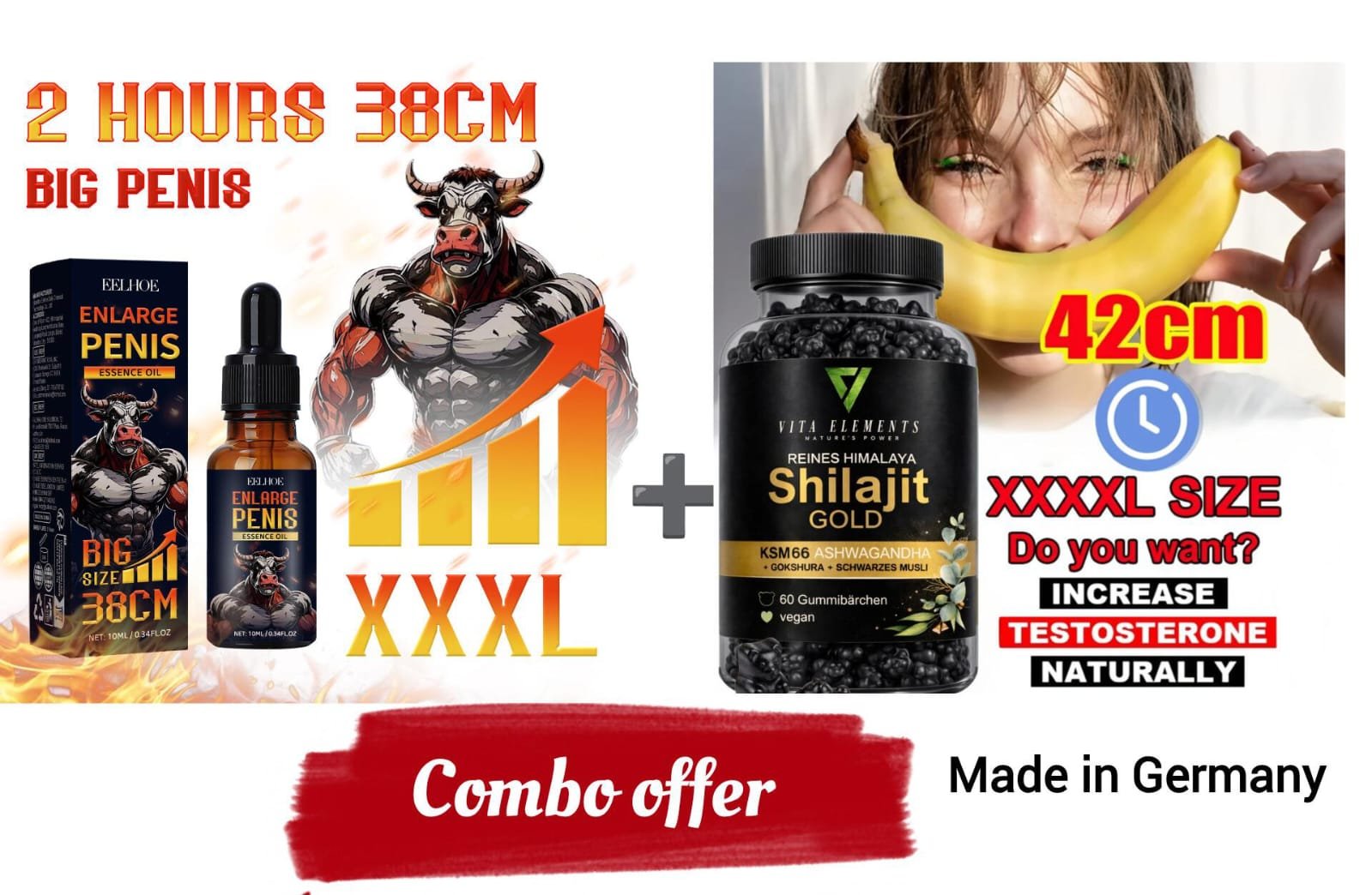 Himalaya Shilajit Gold Gummies   and Man 18+ Big Enlargement oil Enlarge Dick Grow